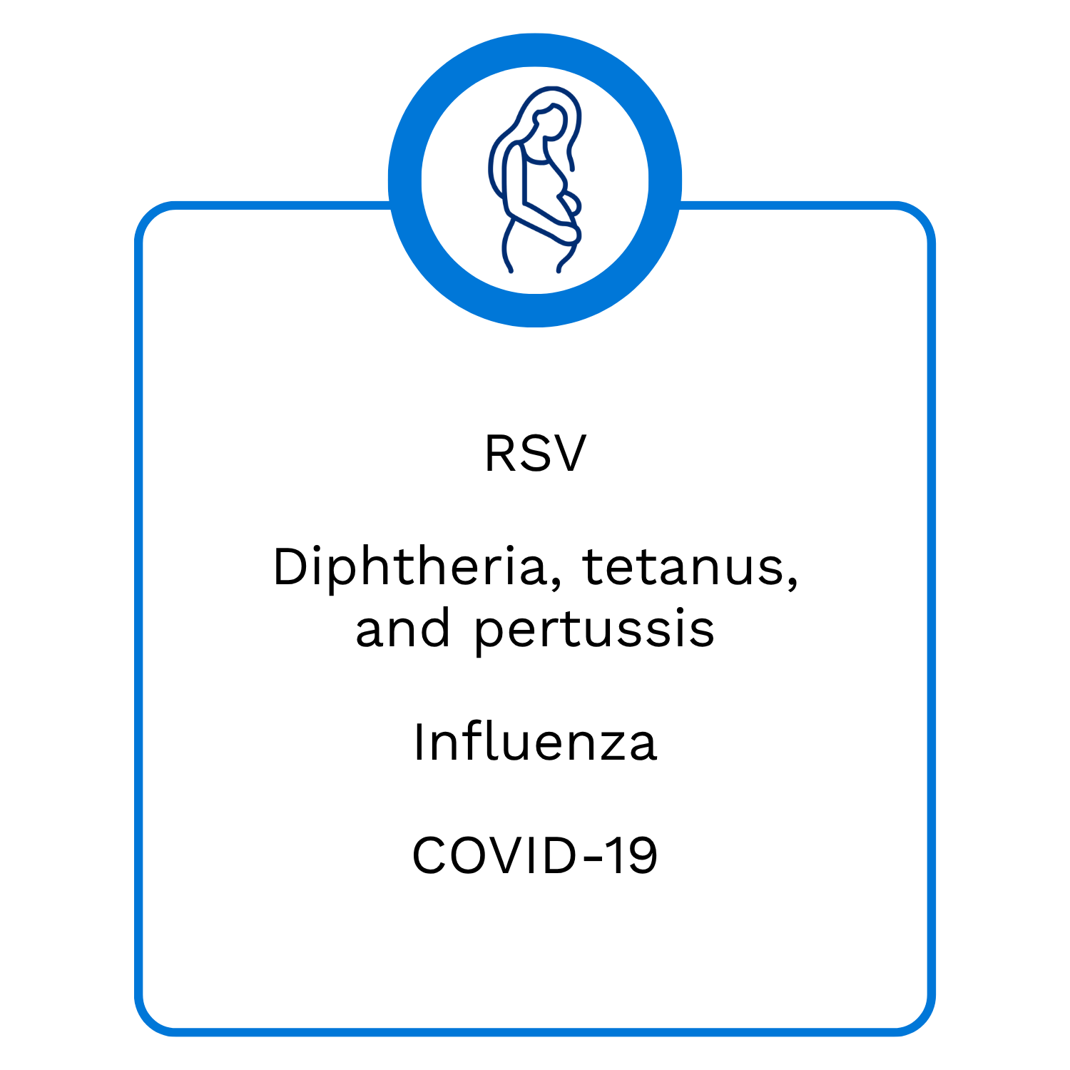 Maternal vaccines illustration