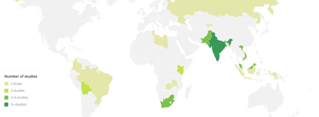 Map of economic burden overview