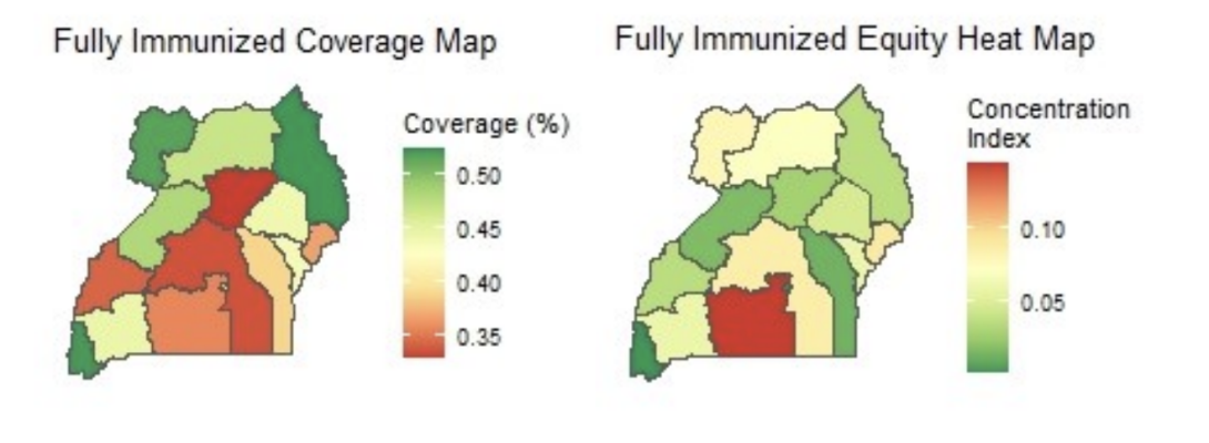 Equity heat maps from the VERSE toolkit